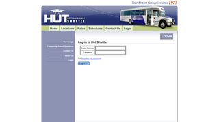 
                            8. Login - Hut Portland Airport Shuttle