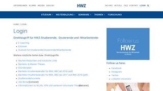 
                            9. Login - HWZ