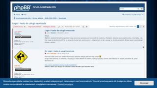
                            5. Login i hasło do usługi neostrada - forum.neostrada.info