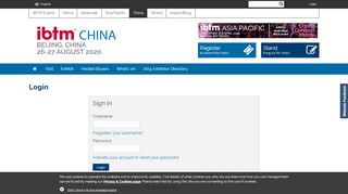 
                            10. Login - IBTM China