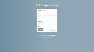 
                            8. Login - ICB Campus virtual