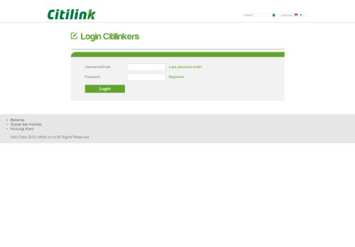 
                            9. login icon Login Citilinkers - citilink.co.id