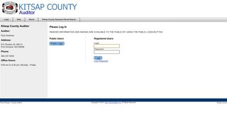 
                            13. Login ID - Kitsap County Auditor
