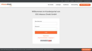 
                            3. Login - IDG Inkasso Direkt GmbH