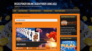 
                            6. login idn poker | REGIS POKER ONLINE | AGEN POKER UANG ASLI