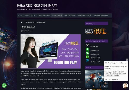 
                            5. LOGIN IDNPLAY - IDNPLAY POKER | POKER ONLINE IDN PLAY