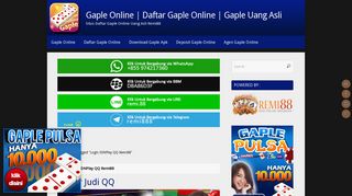 
                            12. Login IDNPlay QQ Remi88 | Gaple Online | Daftar Gaple Online ...