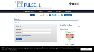 
                            2. Login - IEEE Pulse - IEEE EMBS