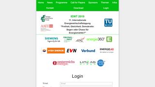 
                            6. Login - IEWT 2019