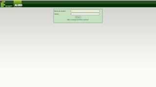 
                            2. Login - IF-SC - Portal do Aluno IFSC