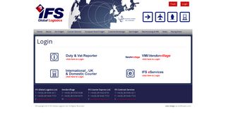 
                            8. Login - IFS Global Logistics