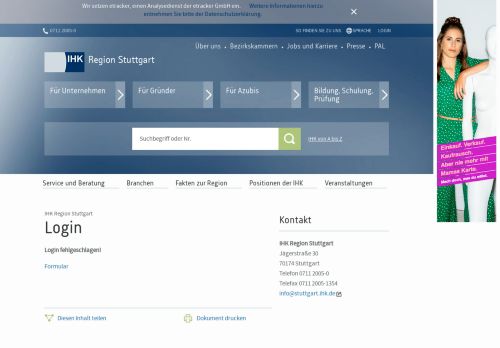 
                            1. Login - IHK Region Stuttgart