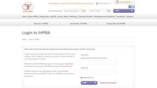 
                            2. Login | IHPBA