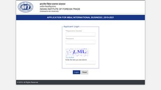 
                            3. Login - IIFT