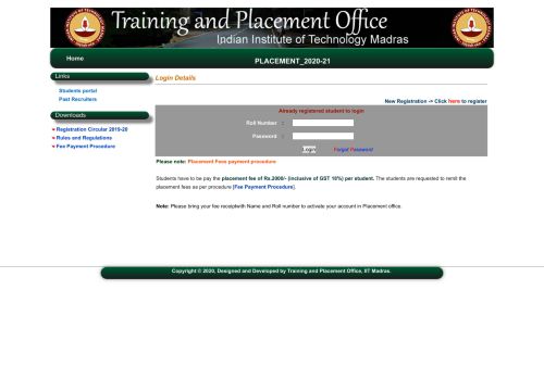 
                            1. Login - IITM Placement - IIT Madras