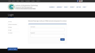 
                            1. Login - IITRAM