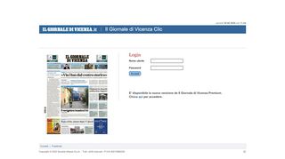 
                            1. Login - Il Giornale di Vicenza Clic