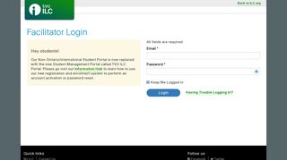 
                            2. Login - ILC.org