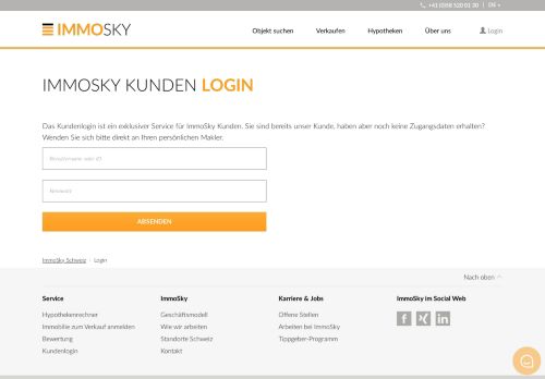 
                            3. Login - ImmoSky Schweiz