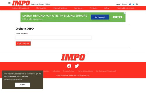 
                            5. Login - IMPO