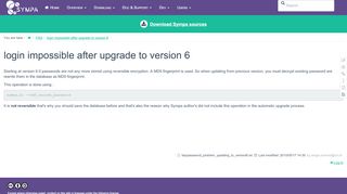 
                            9. login impossible after upgrade to version 6 [Sympa mailing list server]