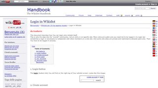 
                            8. Login in Wikidot - Handbook