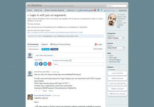 
                            5. Login in with just url-arguments | re:Domino