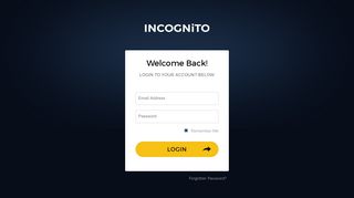 
                            3. Login - Incognito