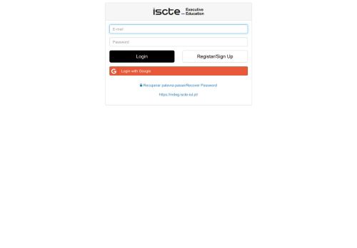 
                            5. Login - indeg-iscte - ISCTE-IUL