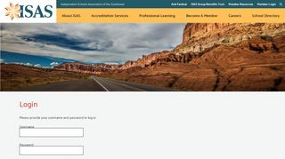 
                            6. Login - Independent Schools Association of the Southwest