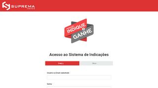 
                            7. Login – Indicador – Suprema Imóveis