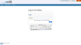 
                            6. Login - Indico