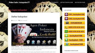 
                            8. login indopoker | Poker Indo | Asiapoker77