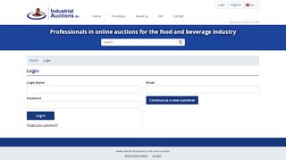 
                            3. Login – Industrial Auctions