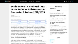 
                            3. Login Info GTK Validasi Data Guru Periode Juli-Desember Semester 1 ...