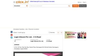 
                            12. Login Infocom Pvt. Ltd. - C G Road - Placement Consultants In C G ...