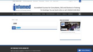 
                            9. Login - Infomed Research & Training Limited