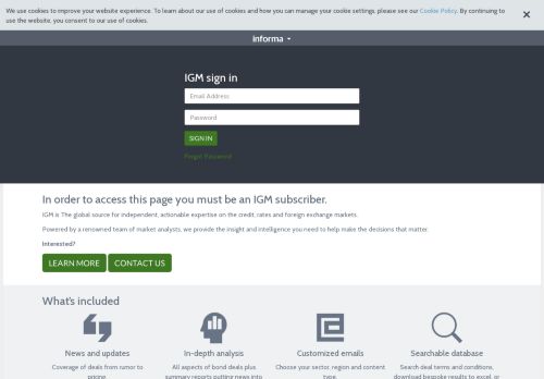 
                            1. Login - Informa Global Markets