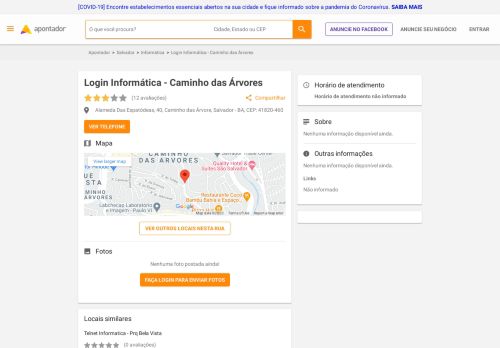 
                            3. Login Informática - Caminho das Árvores - Caminho das Árvore ...