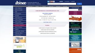 
                            11. LOGIN INFORMATICA COM REPRESENTACAO LTDA - Abinee