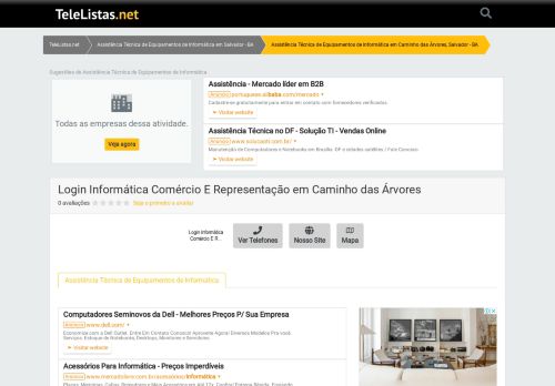 
                            7. Login Informática Comércio E Representação em Caminho das ...