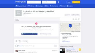 
                            7. Login Informática - Shopping Jequitibá - 1 dica - Foursquare