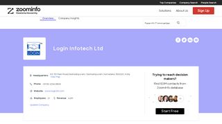 
                            9. Login Infotech Ltd | ZoomInfo.com