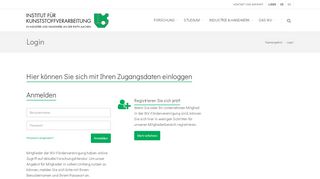 
                            8. Login - Institut für Kunststoffverarbeitung