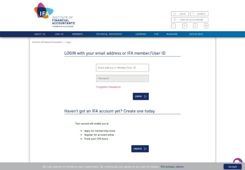 
                            11. Login - Institute of Financial Accountants