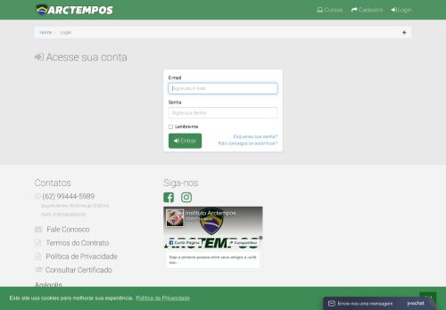 
                            8. Login - Instituto Arctempos