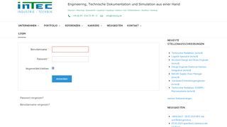 
                            7. Login - INTEC Industrie-Technik GmbH & Co. KG