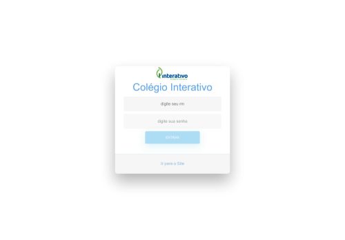 
                            1. Login Interativo - Curso e Colégio Interativo