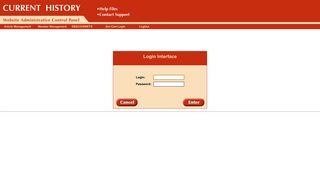 
                            10. Login Interface - Current History