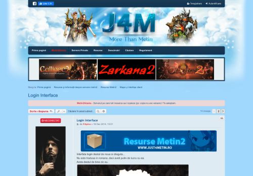 
                            13. Login Interface - Forumul Just4Metin - Servere Private, Tutoriale ...